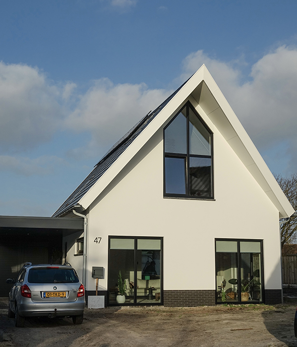 bouwgenoot nieuwbouw woning stucwerk